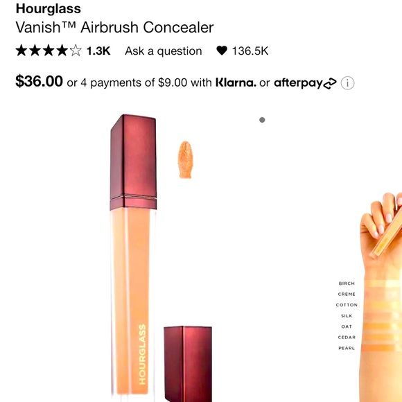 Hourglass concealer and brush